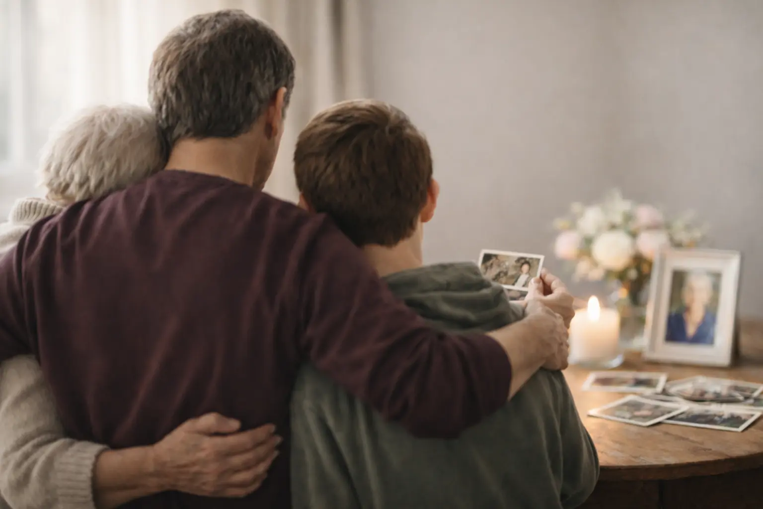 Rodinné fotografie počas sviatku